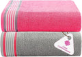 CASA COPENHAGEN He & She 2Pcs 100% Egyptian Cotton Large Designer Bathsheet by CASACOPENHAGEN