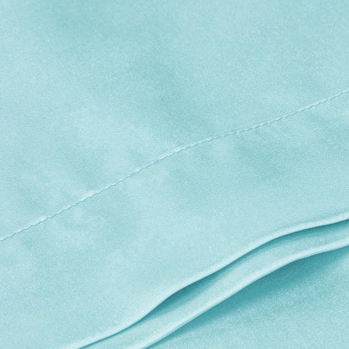 BEDELITE Satin Body Pillow Cover, Super Soft and Cooling Body Pillow Pillowcase - Image 6
