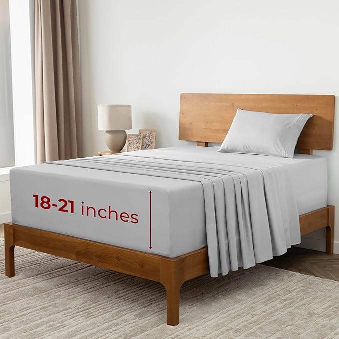 Mellanni Extra Deep Twin Sheets by Mellanni