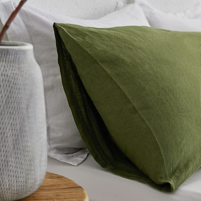 Simple&Opulence Body Pillow Cover 20" x 54", 100% Pure Linen, Ultra Soft and - Image 8