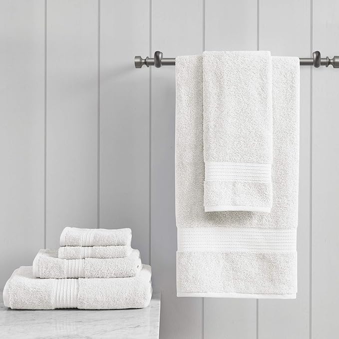 Madison Park Organic 100% Cotton Bathroom Towel Set, Hotel & Spa Quality Highly by MADISONPARK