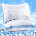 BETU Cooling King Size Pillows Set of 2, Shredded Memory Foam Cool Pillows by BETU