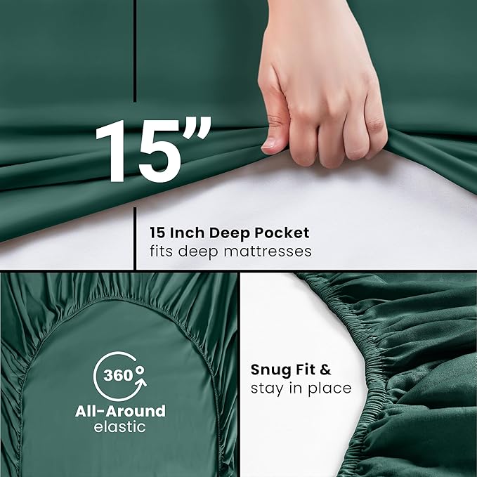 Utopia Bedding Twin Fitted Sheet - Image 3