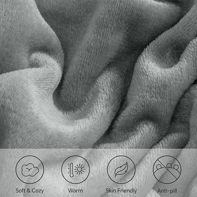 BEDELITE Fleece Sheets Queen Size Bed Set, Super Soft and Warm Fuzzy Plush - Image 5