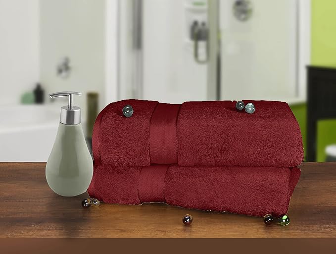 GLAMBURG 700 GSM Premium Oversized Extra Large Cotton Bath Sheet 35x70-100% - Image 4