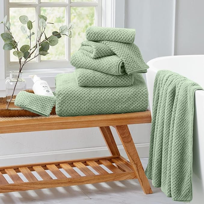 Extra Large Bath Towel Set of 4, Oversized Bath Sheet Super Soft Highly - Image 2