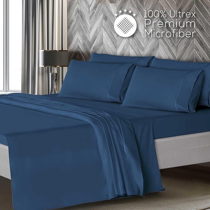 Mueller Luxury 6 Piece Queen Sheet Set - Image 3