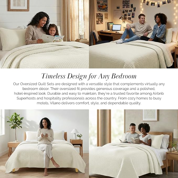 Southshore Fine Living, Inc. Twin XL Quilt Bedding Set, Soft Brushed Microfiber - Image 7