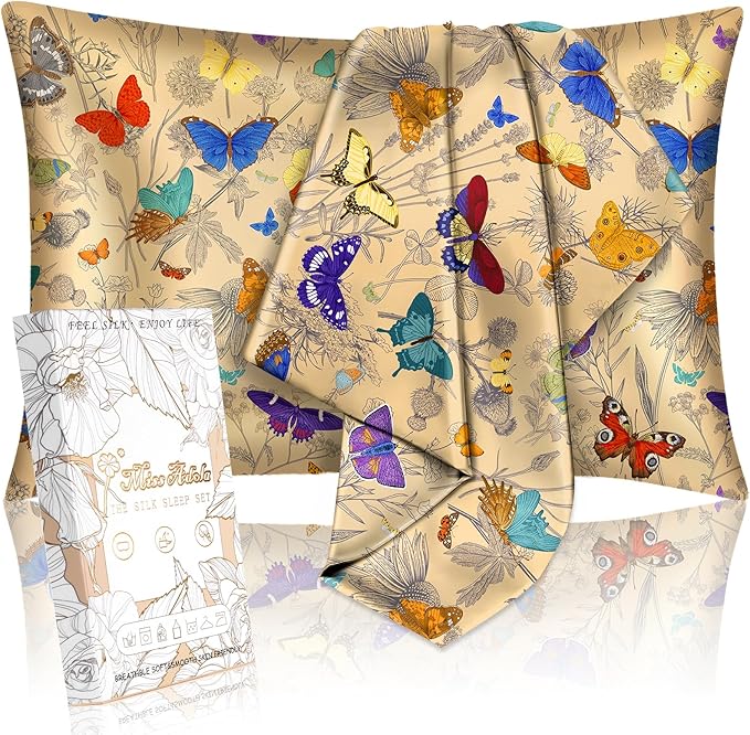 Miss Adola 2 Pack Mulberry Silk Pillowcase by MissAdola