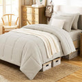 CozyLux Twin XL Comforter Set Beige by CozyLux