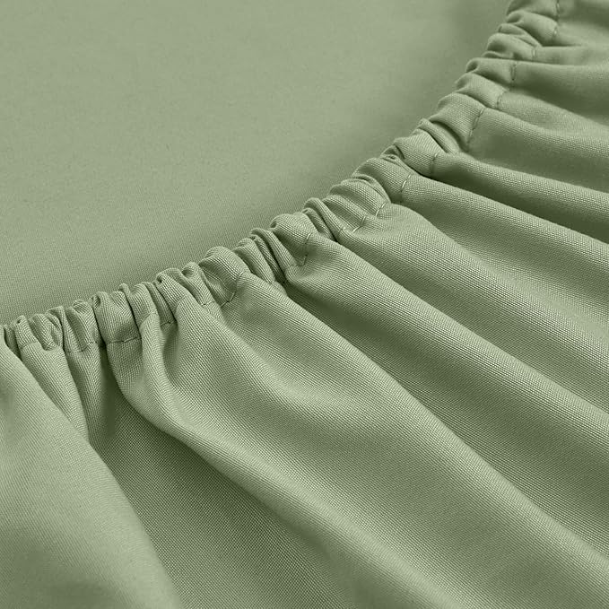 FreshCulture Queen Fitted Sheets, Bulk Pack of 6, Deep Pocket, Soft Microfiber - Image 2