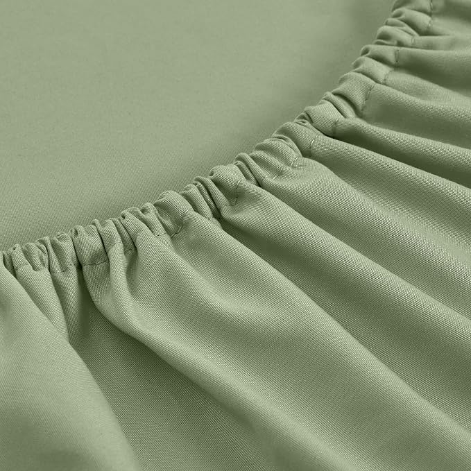 FreshCulture King Fitted Sheets, Bulk Pack of 6, Deep Pocket, Soft Microfiber - Image 2