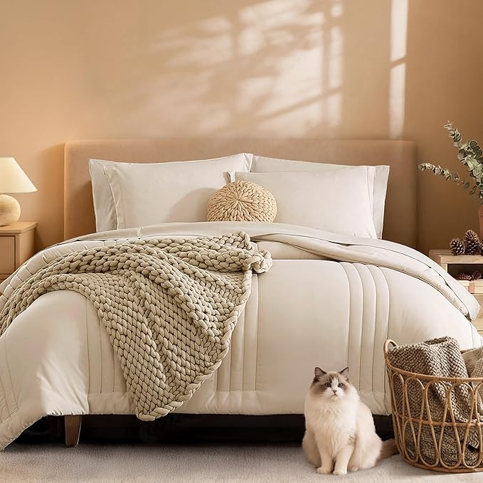 Monbix California King Size Comforter Set by Monbix