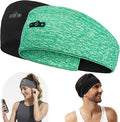 BORAYDA 2-Pack Bluetooth Headband, 18 Hours Play Time, HD Stereo, Built-in by BORAYDA