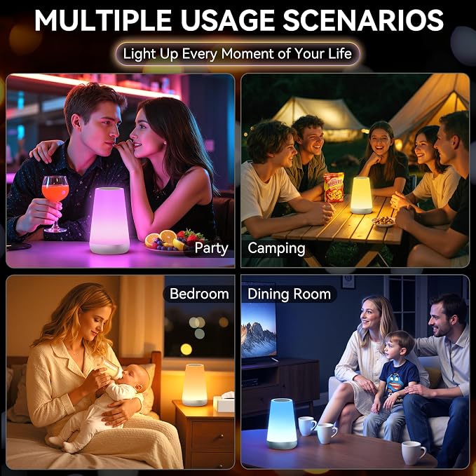 Auxmir Night Light for Kids Baby, 2500mAh13 RGB Colors & 5 Brightness, Portable - Image 7