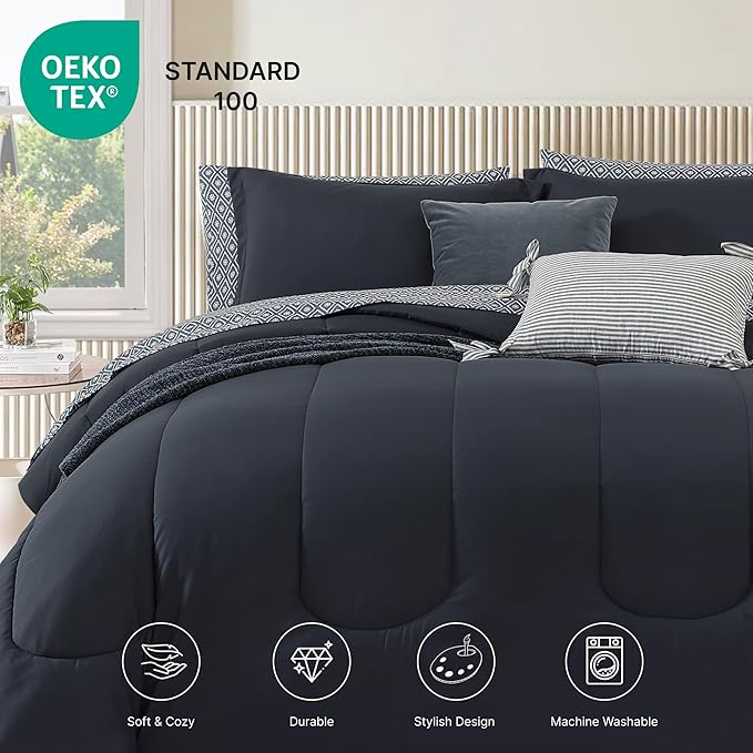 Monbix Full Size Comforter Set - Image 4