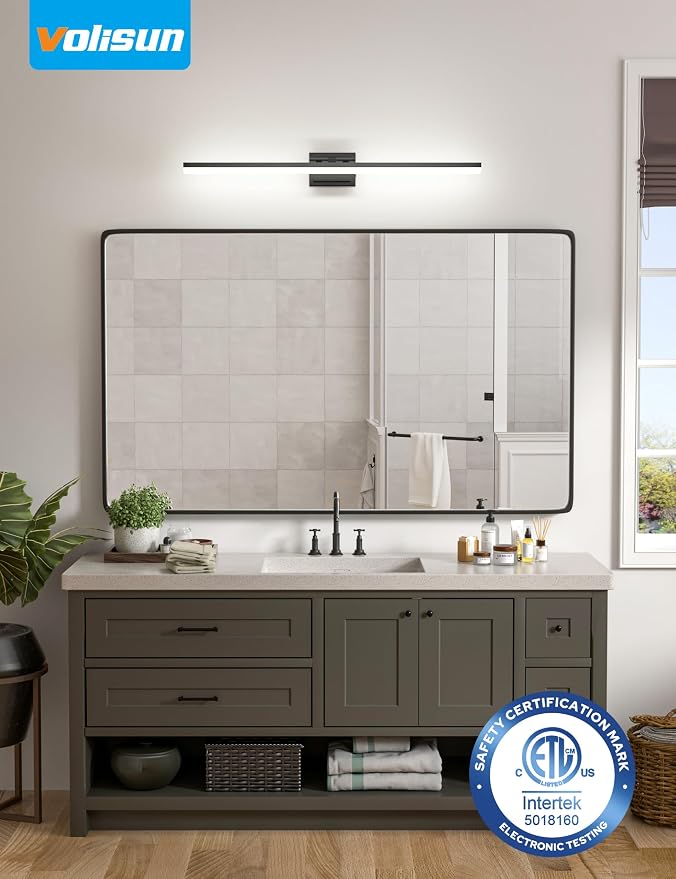 VOLISUN Modern Bathroom Vanity Light 39.4 inch, 34W Dimmable 5CCT Led Bathroom - Image 2