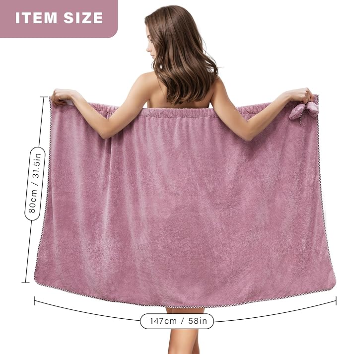 GOSCHE Bath Wrap Towels for Women - Image 2