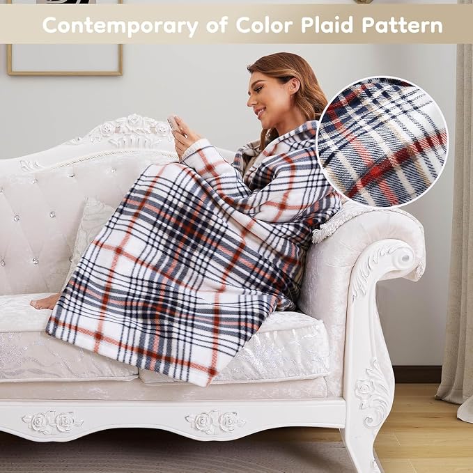 LaffyLo Electric Heated Blanket Throw Size - Image 9