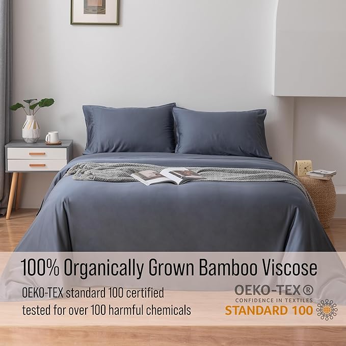 Bella Coterie | Luxury Bamboo Viscose Queen Size Pillowcase Set | 100% - Image 4