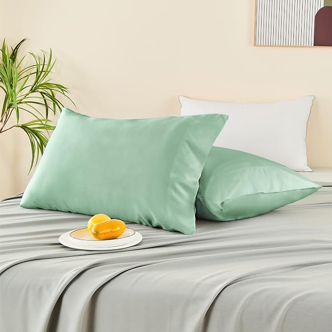 BEDELITE King Size Pillow Cases Set of 2, Rayon Derived from Bamboo, Cooling - Image 7