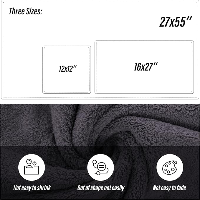 MOONQUEEN Ultra Soft Towel Set-Quick Drying-2 Bath Towels 2 Hand Towels 2 - Image 2