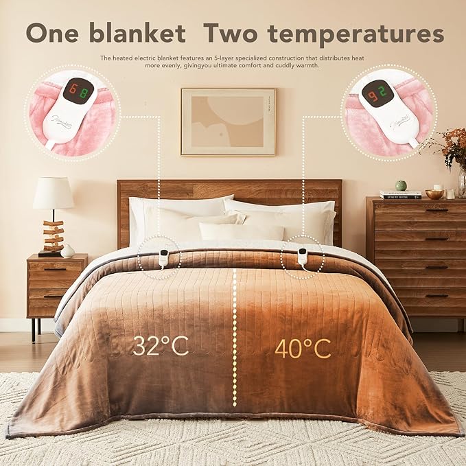 Homemate Electric Heated Blanket King - Image 6