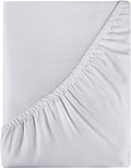 Royale Linens 400 Thread Count 100% American Grown Cotton Fitted Sheet Queen by ROYALELINENS