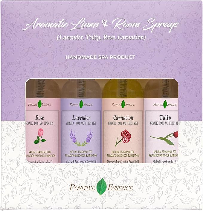 Linen and Room Spray Floral Gift Set, Bathroom Spray or Room Mist - Image 2