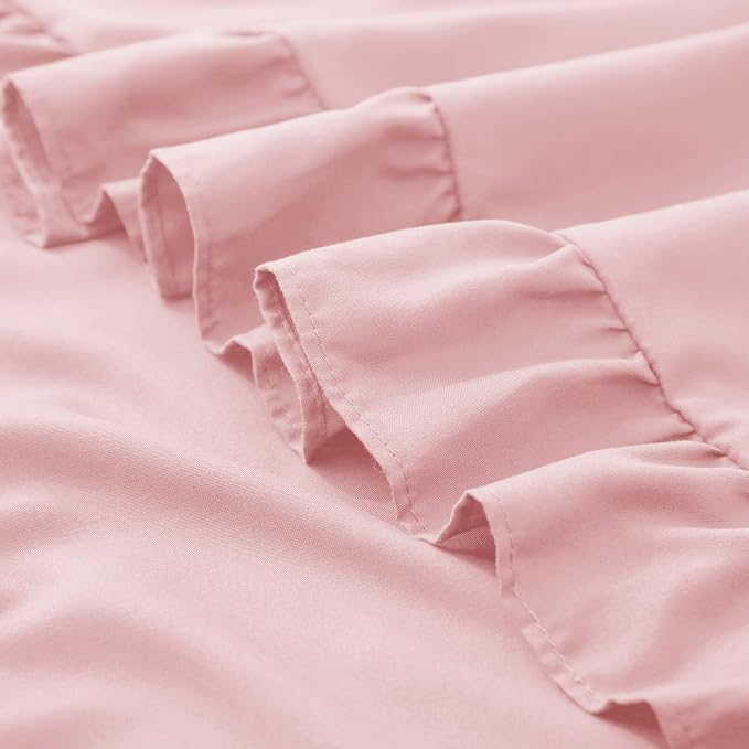 KKJIAF Ruffle Pillow Cases Standard Size Set of 2, Ruffled Pillow Covers - Image 6