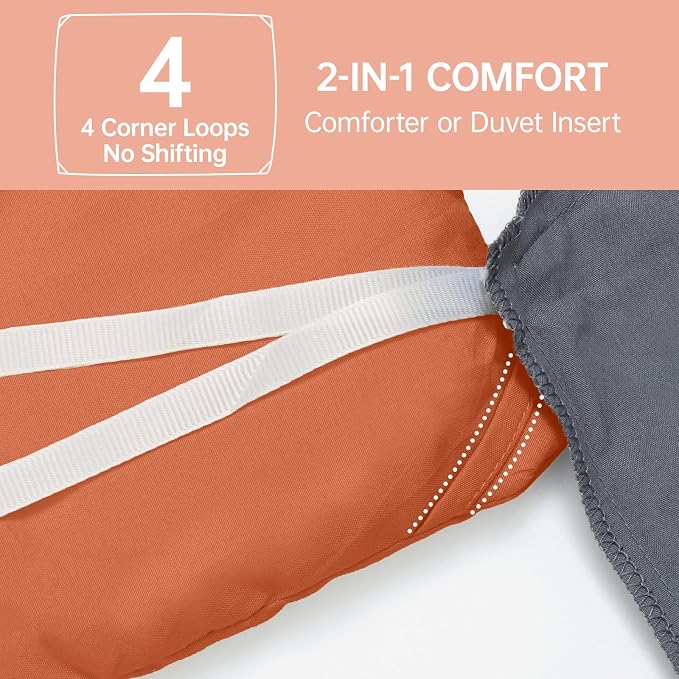 MUXHOMO King Size Comforter Set, All Season Ultra Soft Down Alternative Bedding - Image 6