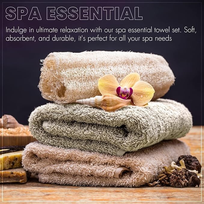 KAHAF COLLECTION 6 Pack Bath Towels Set 100% Ring Spun Cotton, Lightweight - Image 4