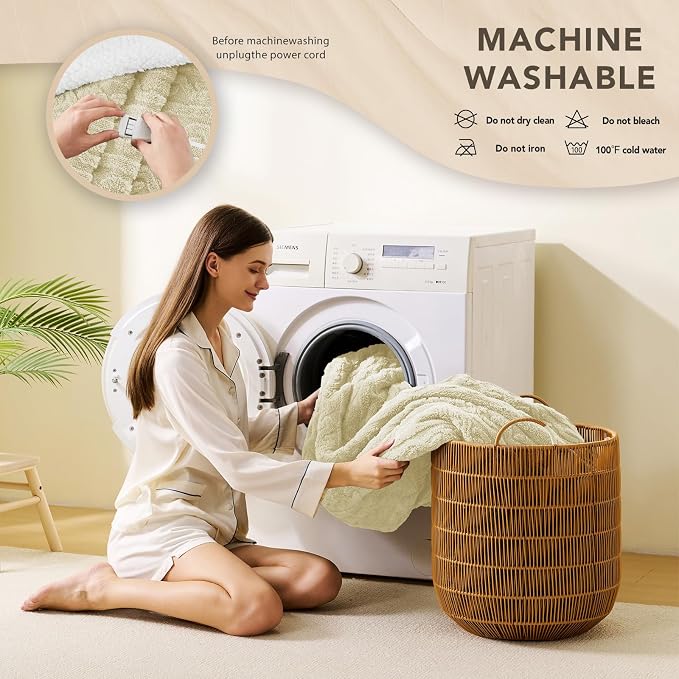 Homemate Electric Heated Blanket Queen - Image 6