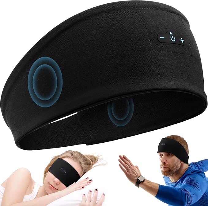 Sleep Headphones Bluetooth Headband by TOPIEI