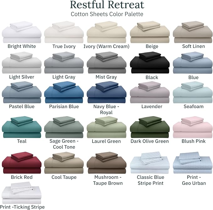 California Design Den Deep Pocket King Sheets Set - Image 9