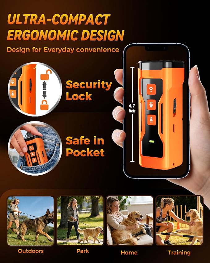 Dog Bark Deterrent Devices, 6 Modes 3X Ultrasonic Anti Barking Device - Image 6