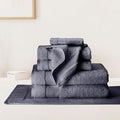 BIOWEAVES 100% Organic Cotton Bath Towel Set | 700 GSM Plush 7-Piece Premium by BIOWEAVES
