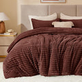BEDELITE Fleece Queen Comforter Set -Super Soft & Warm Fluffy Hot Chotolate by BEDELITE