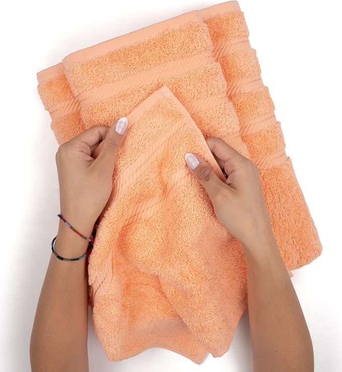 American Soft Linen Premium 3 Piece Towel Set, 1 Bath Towel 1 Hand Towel 1 - Image 5