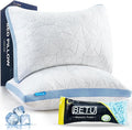 BETU Cooling Pillows Queen Size Set of 2, Shredded Memory Foam Cool Pillows by BETU