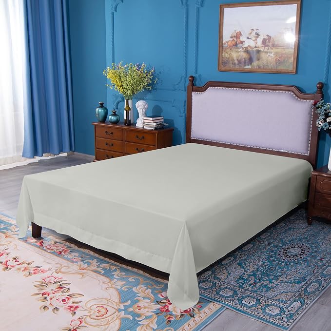 NTBAY Twin Extra-Long Flat Sheet Only - Image 5