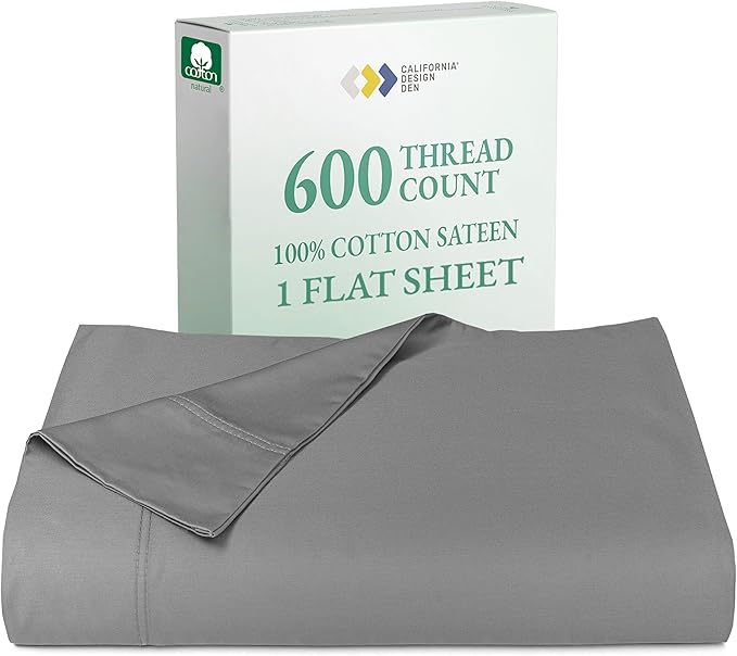 100% Cotton Flat Sheet by CaliforniaDesignDen