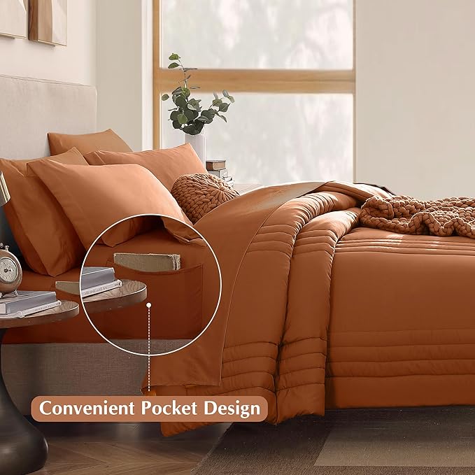 Monbix Queen Comforter Set - Image 4