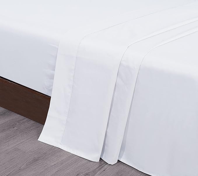 Flat Sheet Only Twin Size, 400 TC 100% Egyptian Cotton Flat Sheet - Image 6