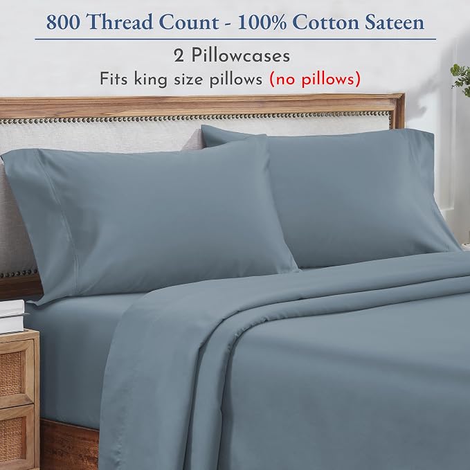 Heirloom Soft, Smooth & Thick Certified 800 Thread Count 100% Cotton Sateen - Image 4