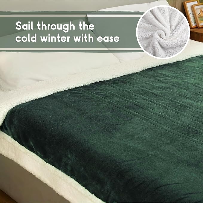 Heated Blanket Electric Throw Size 50''x60'' - Image 6