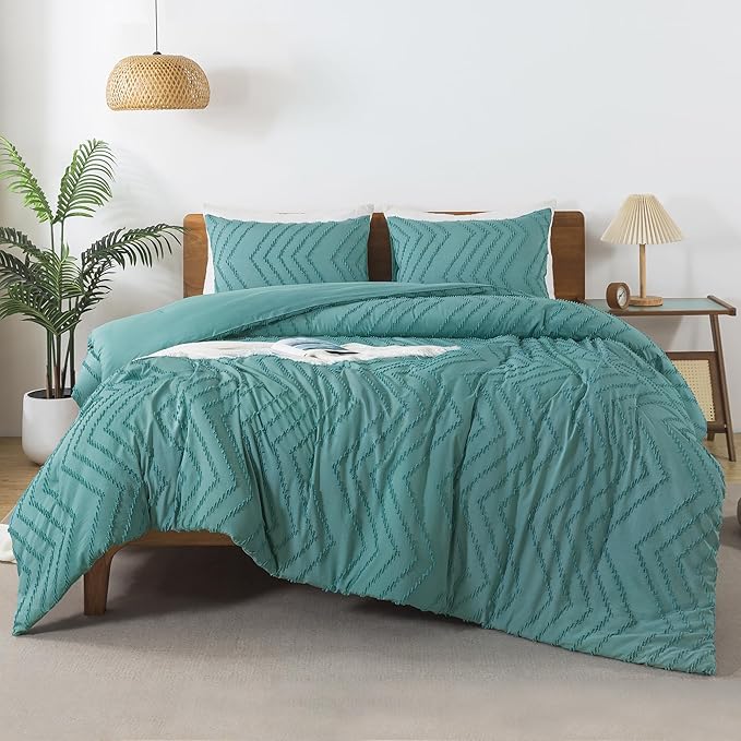 Andency Grayish Teal Twin/Twin XL Comforter Set, Twin Bed Comforter - Image 3