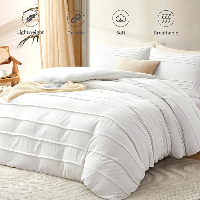 Oli Anderson White Duvet Cover Queen Size - Image 2