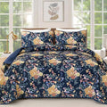 WONGS BEDDING Quilt Queen Size, Botanical Quilt by WONGSBEDDING
