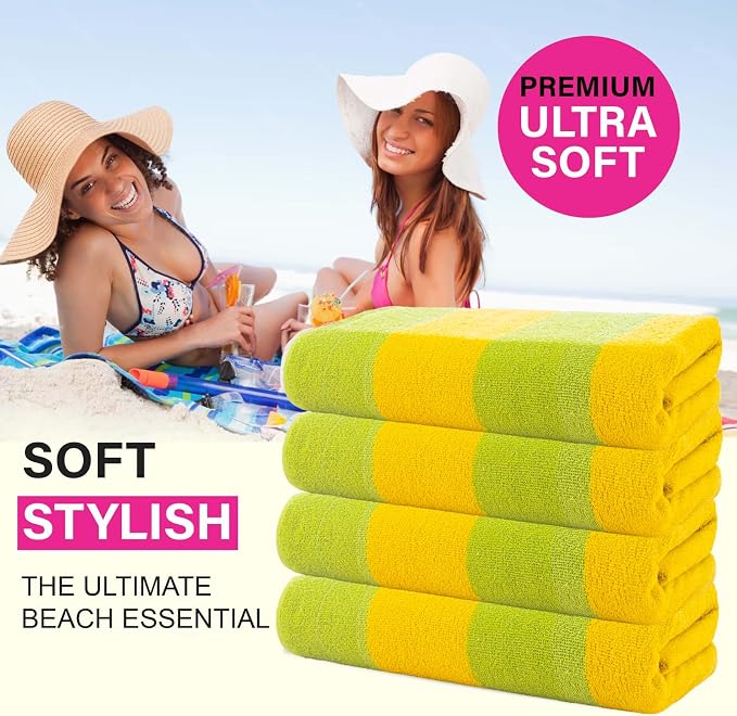 CASA COPENHAGEN Malibu Beach Towels Designed in Denmark Rough and Tough - Image 4